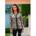 CAMISETA CREMALLERA ESTAMPADA MUJER ROSSAN