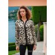 CAMISETA CREMALLERA ESTAMPADA MUJER ROSSAN