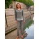 JERSEY DE PUNTO LISO MUJER CON FALDON ROSSAN +COLORES