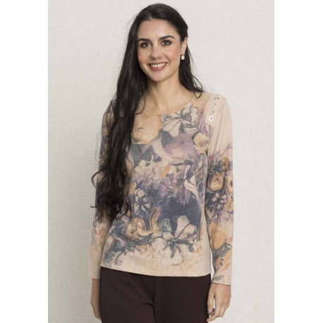 CAMISETA ESTAMPADA MUJER BOGUAR