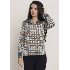 POLO EN TEJIDO LANOSO MUJER BOGUAR
