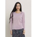 JERSEY LISO CON BOTONES EN EL HOMBRO MUJER BOGUAR +COLORES