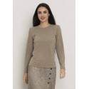 JERSEY LISO LANOSO CON VIVOS EN ESCOTE MUJER BOGUAR +COLORES