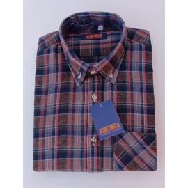 CAMISA FRANELA  HOMBRE CUADROS PKM 