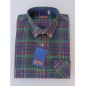 CAMISA FRANELA  HOMBRE CUADROS PKM 