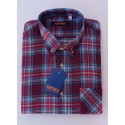 CAMISA FRANELA  HOMBRE CUADROS PKM 