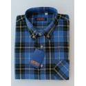 CAMISA FRANELA  HOMBRE CUADROS PKM 