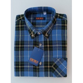 CAMISA FRANELA  HOMBRE CUADROS PKM 