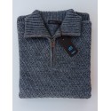 Jersey gris de hombre cuello perking  hombre g-54 