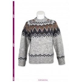 JERSEY DE MUJER CON CENEFAS PORTAROSSA +COLORES