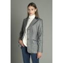 Chaqueta blazer en cuadro Harrys mujer estefania rodriguez