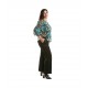 BLUSA CAPA YORYU CON PLIEGUE SPG WOMAN
