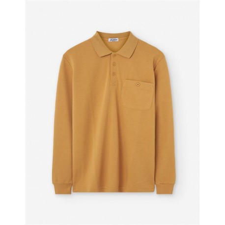 Polo de manga larga para hombre losan +colores