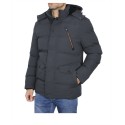 Chaqueta acolchada gris con bolsillo cremallera koyote jeans 
