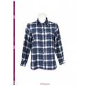 CAMISA CUADROS AZUL VILLELA MUJER PORTAROSSA
