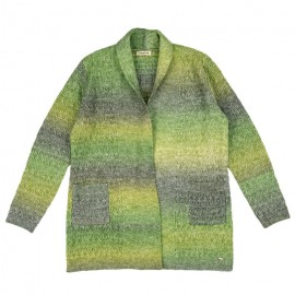 CHAQUETA LARGA COMBINADA CAPUCHA  MUJER MCM +colotes