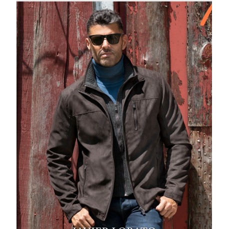 CAZADORA HOMBRE MARRON JAVIER LOBATO