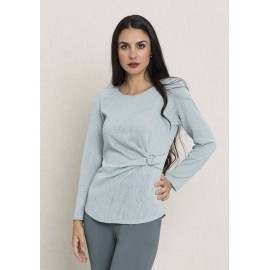 CAMISETA LANOSA CON TREBILLA EN COSTADO MUJER BOGUAR