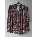CAMISETA ESTAMPADA CON PLIEGUE MUJER BOGUAR