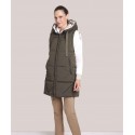 CHALECO ACOLCHADO REVERSIBLE KAKI MUJER ROBERTO BASSI WOMAN