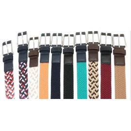 CINTURON TRENZADO ELASTICO PERTEGAZ HOMBRE +COLORES