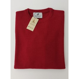 JERSEY BÁSICO MOLGOY CUELLO REDONDO ROJO SANGRE