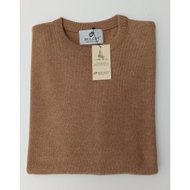 JERSEY BÁSICO MOLGOY CUELLO REDONDO CAMEL