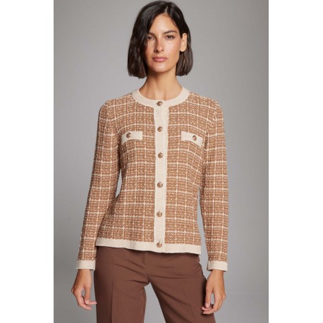 CHAQUETA CHANNEL CUADROS TACHI ZUCCA +COLORES