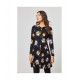 VESTIDO SURKANA EVASÉ ESCOTE CON DETALLE NEGRO