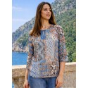 BLUSA ESTAMPADA DE MUJER ROSSAN