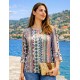 BLUSA ESTAMPADA DE MUJER ROSSAN