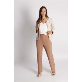 CHAQUETA JADQUARD MULTICOLOR CON GALON MUJER BOGUAR