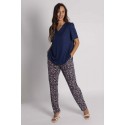 CAMISETA DE PUNTO ESCOTE PICO MUJER BOGUAR +COLORES