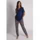 CAMISETA DE PUNTO ESCOTE PICO MUJER BOGUAR +COLORES