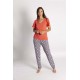 CAMISETA LISA CON OLLADOS EN ESCOTE MUJER BOGUAR +COLORES