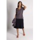 FALDA LISA 6 PIEZAS EN MOSSCREPPE MUJER BOGUAR +COLORES