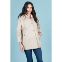 GABARDINA OVERSIDE EN COLOR BEIGE MUJER KHALMA