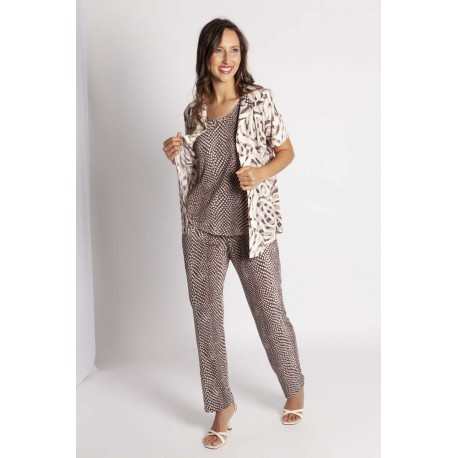 PANTALON ESTAMPADO MUJER MOCCA MUJER BOGUAR