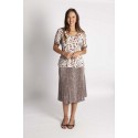 FALDA ESTAMPADA LUNARES MUJER BOGUAR