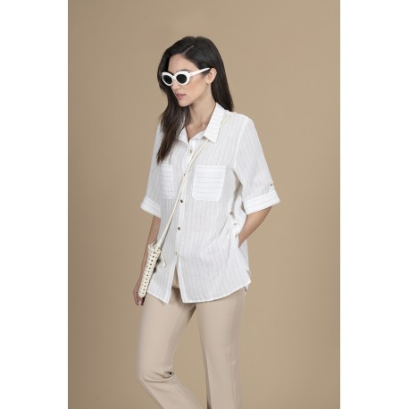 CAMISA RAYAS MUJER ESTEFANIA RODRIGUEZ