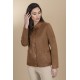 CHAQUETA MARRON ANTELINA CON POLIPIEL MUJER ESTEFANIA RODRIGUEZ