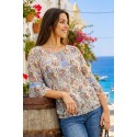 BLUSA ESTAMPADA DE MUJER ROSSAN
