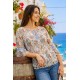 BLUSA ESTAMPADA DE MUJER ROSSAN