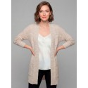 CHAQUETA CALADA DE PUNTO MUJER +COLORES