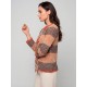 CHAQUETA RAYAS CON FLECOS MUJER ZUCCA +COLORES