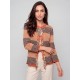 CHAQUETA RAYAS CON FLECOS MUJER ZUCCA +COLORES