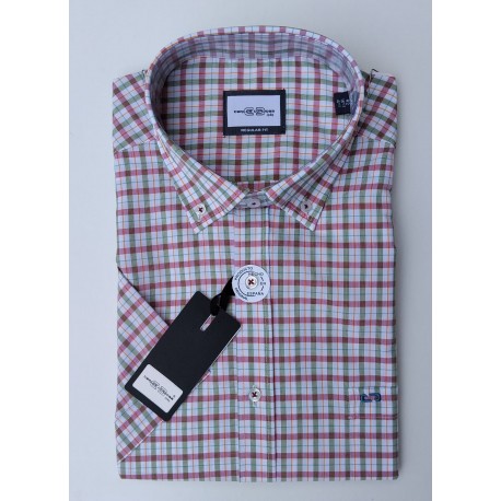 CAMISA CUADROS MANGA CORTA DE CARLOS CORDOBA