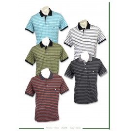 POLO RAYAS HOMBRE CON BOLSILLO DE BONCCIANI