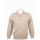 Chaqueta punto  beige de G54 con cremallera