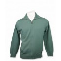 Chaqueta punto verde de G54 con cremallera